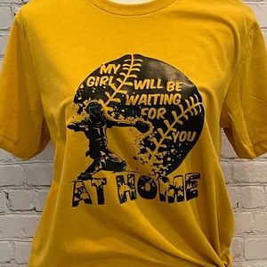 Softball catcher tee